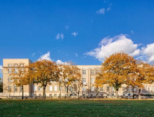 Main building on Treskowallee campus, HTW Berlin University, Germany DAAD (Copyright HTW Berlin/Alexander Rentsch)