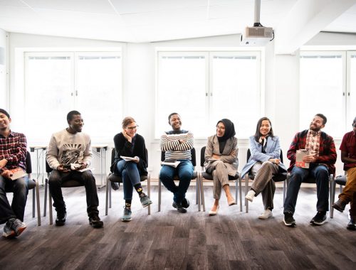 Swedish Institute scholarship holders at a workshop about leadership, which was organised by the SI Network for Future Global Leaders (NFGL) in 2019. Photo- Moa Karlberg.