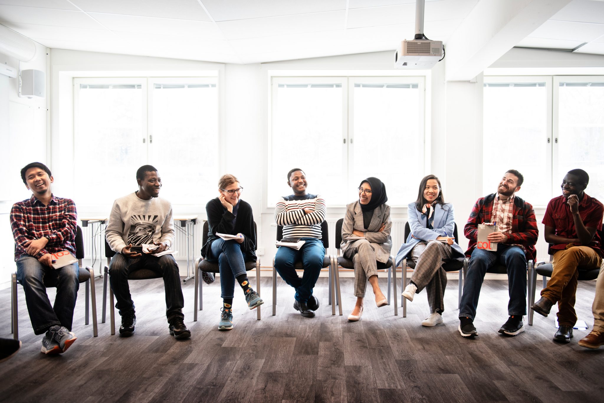 Swedish Institute scholarship holders at a workshop about leadership, which was organised by the SI Network for Future Global Leaders (NFGL) in 2019. Photo- Moa Karlberg.