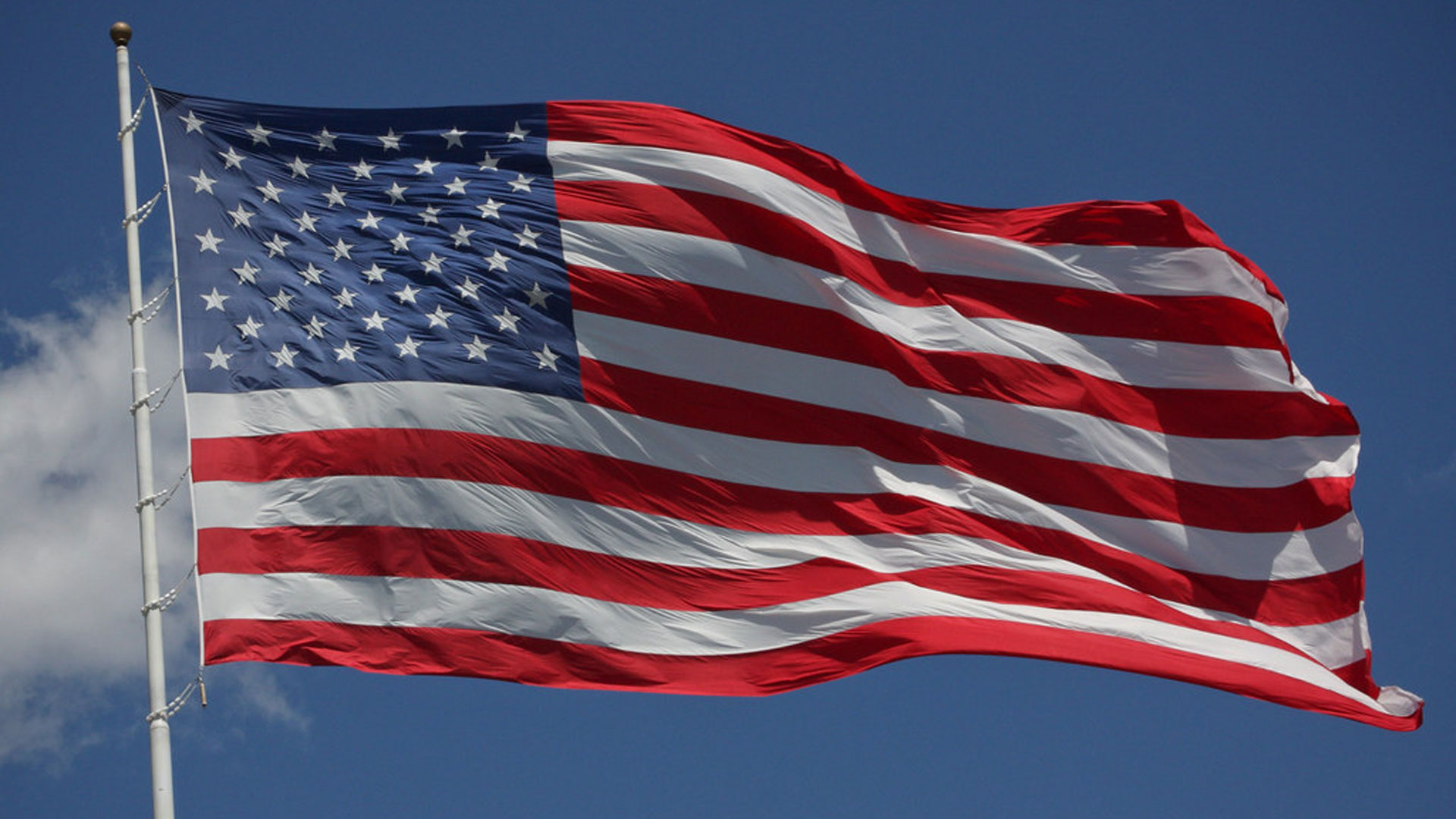The United States (US) flag - US from Nigeria
