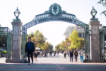 Students walk on UC Berkeley's campus through Sather Gate on Oct. 11, 2023. (Photo /Michelle Tran / UC Berkeley College of Computing, Data Science, and Society)
