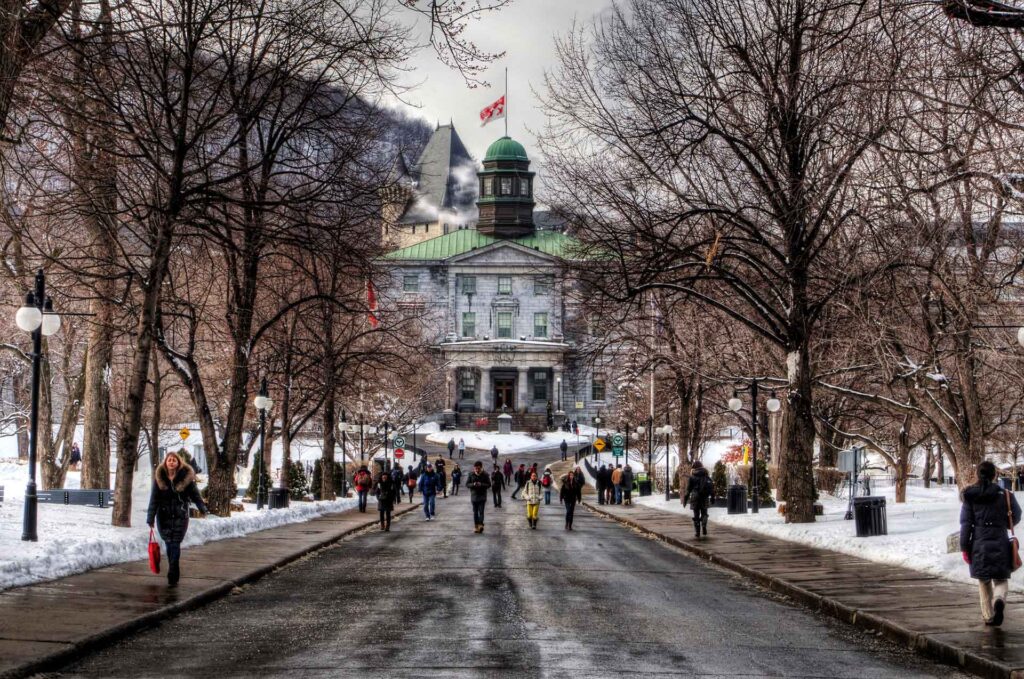 Entrance of McGill University