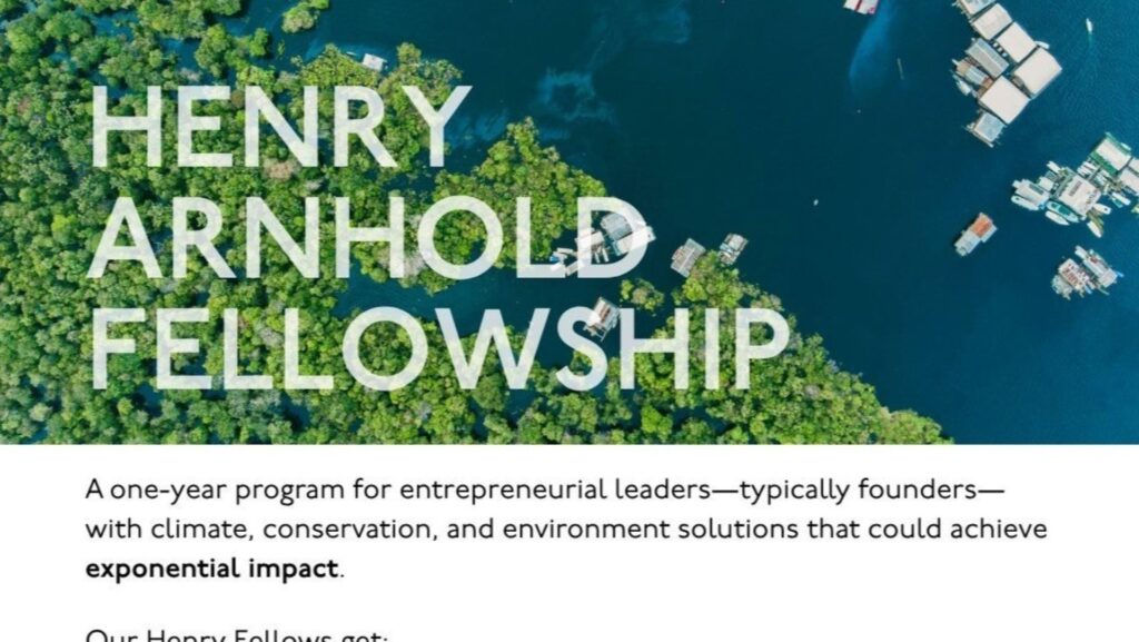 Henry Arnhold Fellowship for Entrepreneurial Leaders