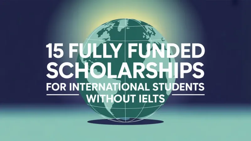 15 Fully Funded Scholarships for International Students without IELTS